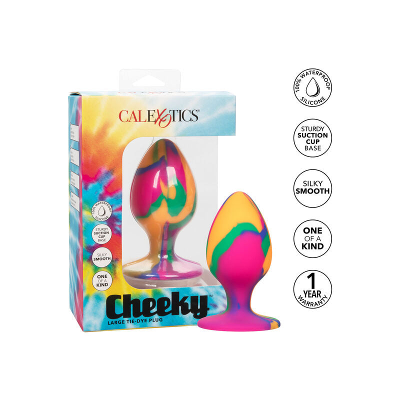 CALEXOTICS - CHEEKY GRAND PLUG ANAL TIE-DYE - Sensualia