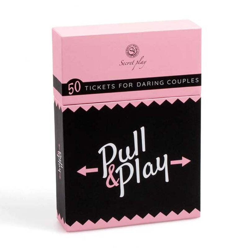 SECRETPLAY - JEU DE CARTES PULL & PLAY (ES/EN/DE/FR/NL/PT/IT) - Sensualia