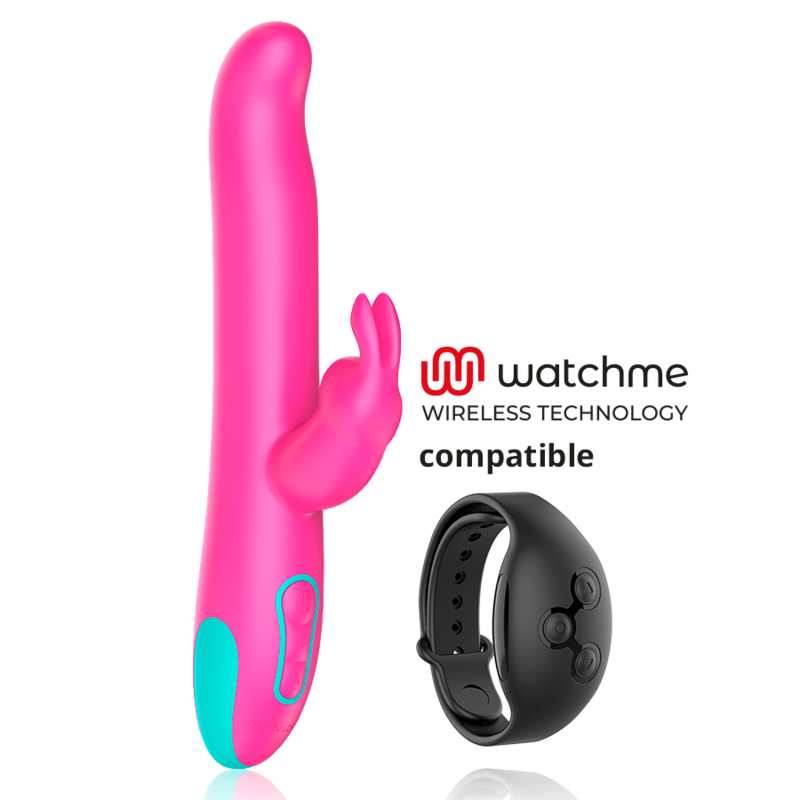 HAPPY LOKY - PLUTO LAPIN VIBRATEUR ET ROTATEUR WATCHME TECHNOLOGIE SANS FIL COMPATIBLE - Sensualia