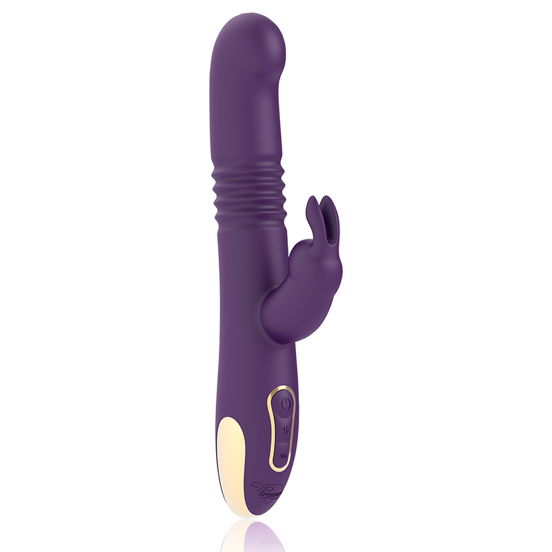 TREASURE - BASTIAN RABBIT UP & DOWN, ROTATEUR ET VIBRATEUR COMPATIBLE AVEC LA TECHNOLOGIE SANS FIL WATCHME - Sensualia