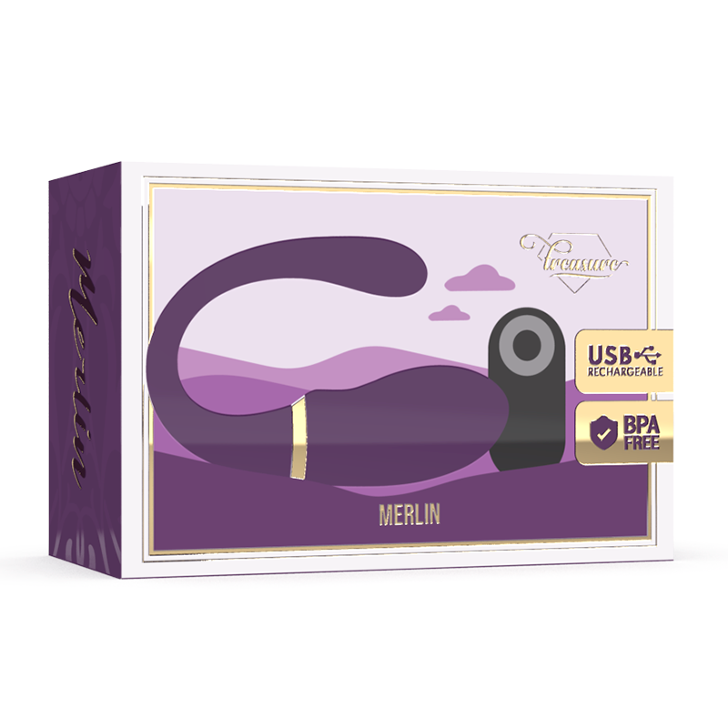 TREASURE - MERLIN DOUBLE COUPLE VIBRATEUR TÉLÉCOMMANDE - Sensualia