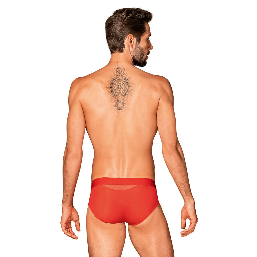 OBSESSIVE - SLIPS BOLDERO ROUGE S/M - Sensualia