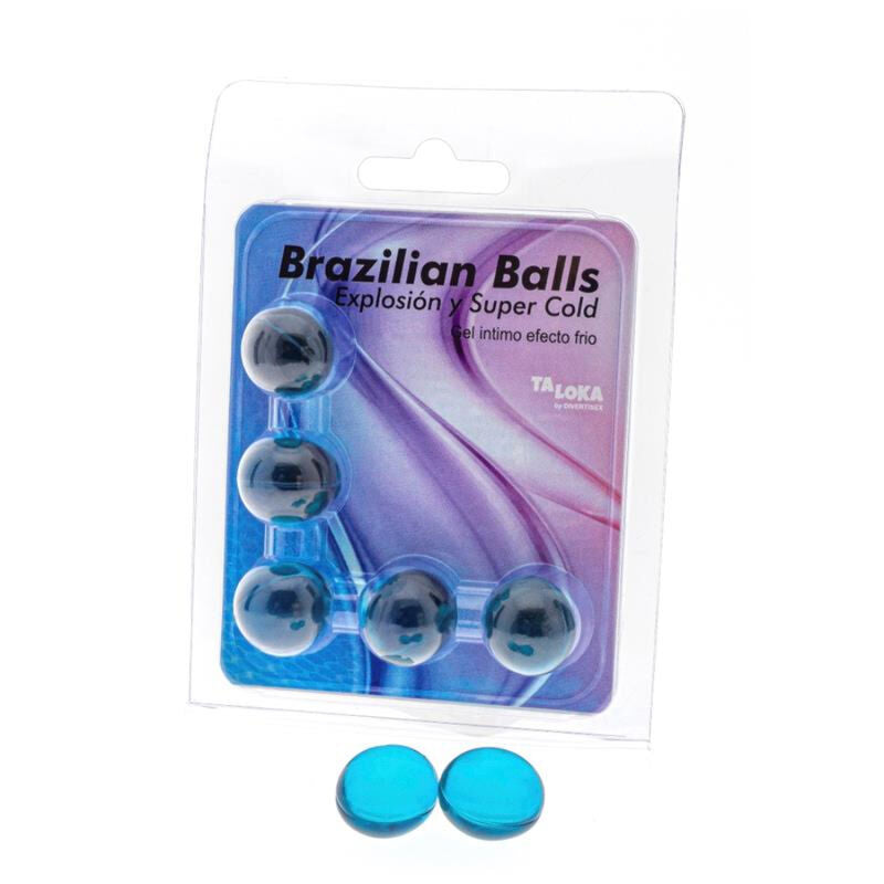 TALOKA - 5 BOULES BRÉSILIENNES GEL EXCITANT EFFET FROID - Sensualia