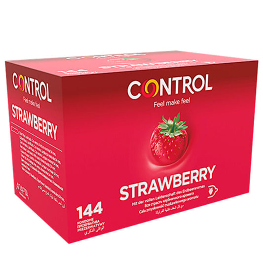 CONTROL - PRÉSERVATIFS ADAPTA FRAISE 144 UNITÉS - Sensualia
