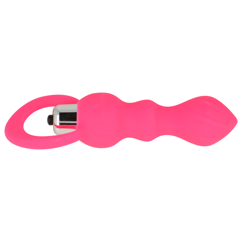 OHMAMA - STIMULATEUR ANAL AVEC VIBRATION 9 CM ROSE - Sensualia