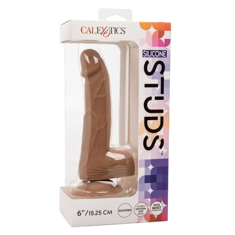 CALEXOTICS - CLOUS EN SILICONE 15.24 CM MARRON - Sensualia