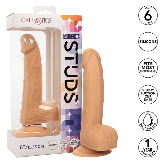 CALEXOTICS - CLOUS EN SILICONE 15.24 CM PEAU - Sensualia