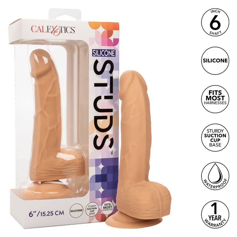 CALEXOTICS - CLOUS EN SILICONE 15.24 CM PEAU - Sensualia