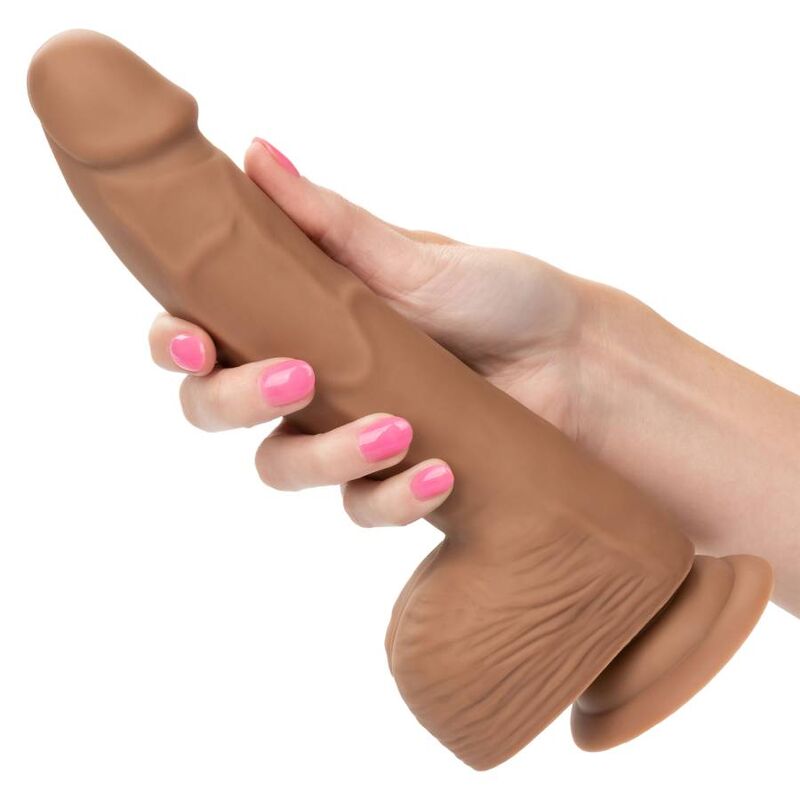 CALEXOTICS - CLOUS EN SILICONE 20.32 CM MARRON - Sensualia