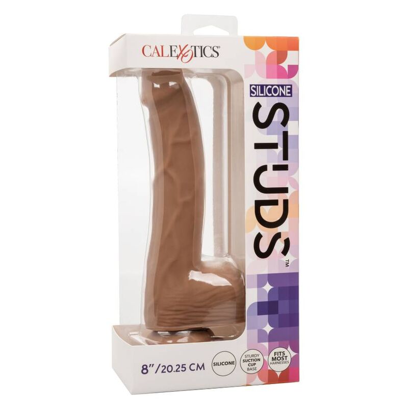 CALEXOTICS - CLOUS EN SILICONE 20.32 CM MARRON - Sensualia