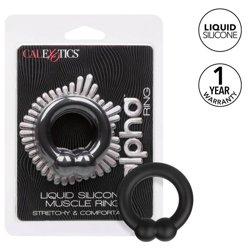CALEXOTICS - BAGUE MUSCULAIRE ALPHA NOIR - Sensualia