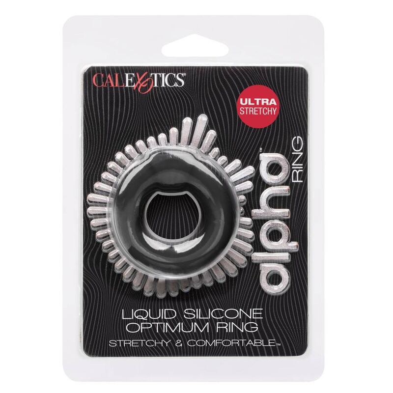 CALEXOTICS - BAGUE ALPHA OPTIMUM NOIR - Sensualia