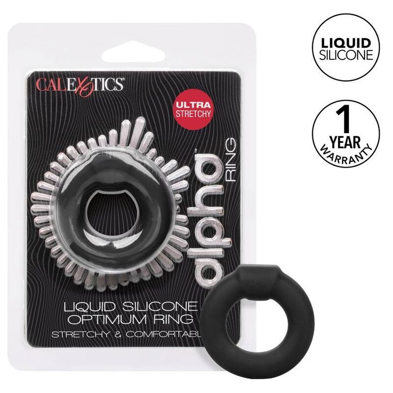 CALEXOTICS - BAGUE ALPHA OPTIMUM NOIR - Sensualia
