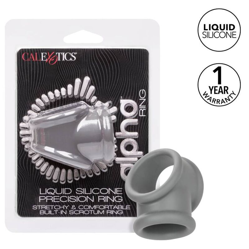 CALEXOTICS - BAGUE ALPHA PRECISION GRIS - Sensualia