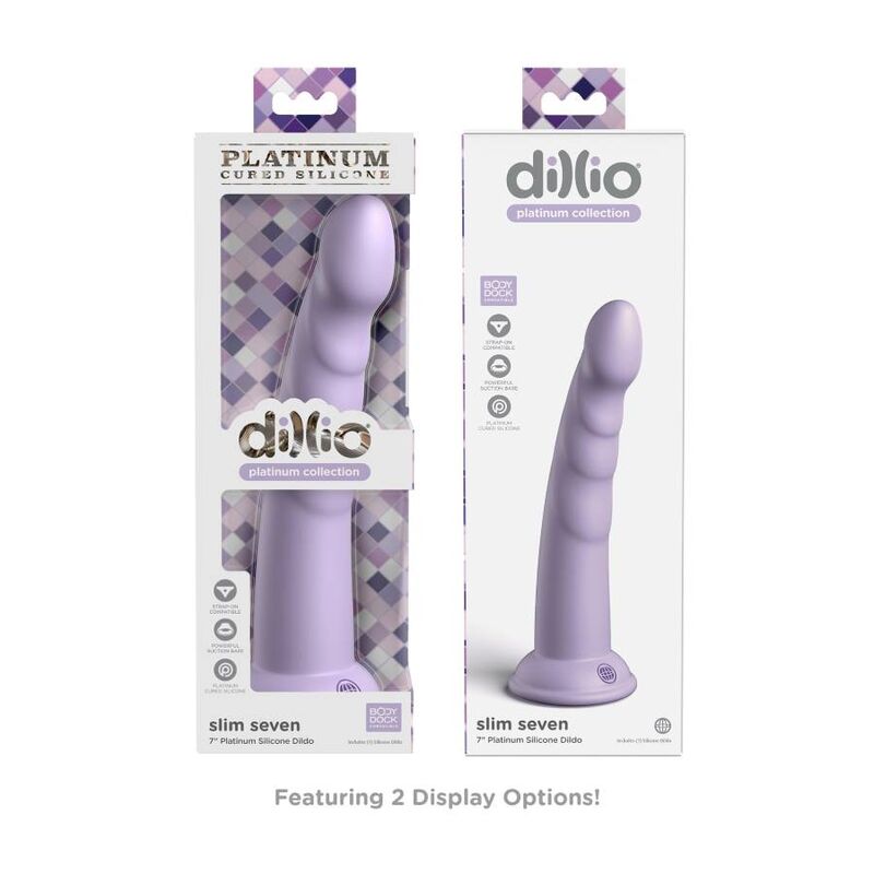 DILLIO - SLIM SEVEN 17,78 CM VIOLET - Sensualia