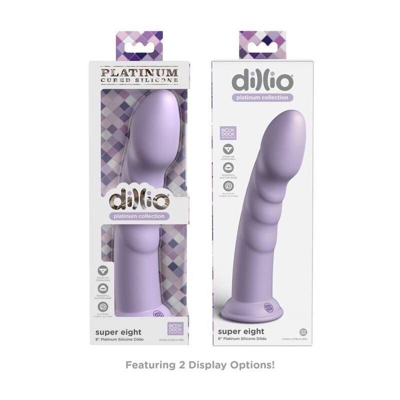 DILLIO - SUPER EIGHT 20,32 CM VIOLET - Sensualia