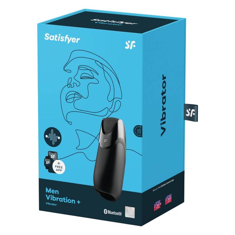 SATISFYER - HOMME VIBRATION+ NOIR - Sensualia