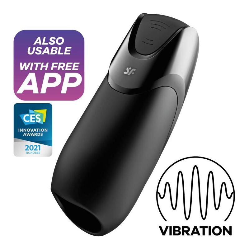 SATISFYER - HOMME VIBRATION+ NOIR - Sensualia