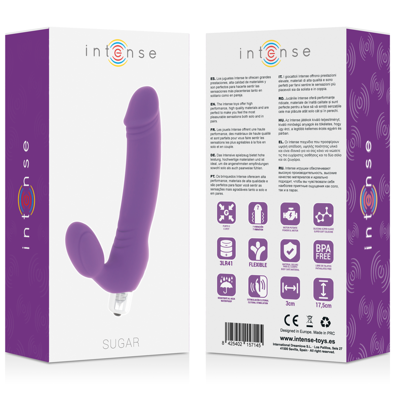 INTENSE - SUCRE SEPT VITESSES SILICONE LILAS - Sensualia