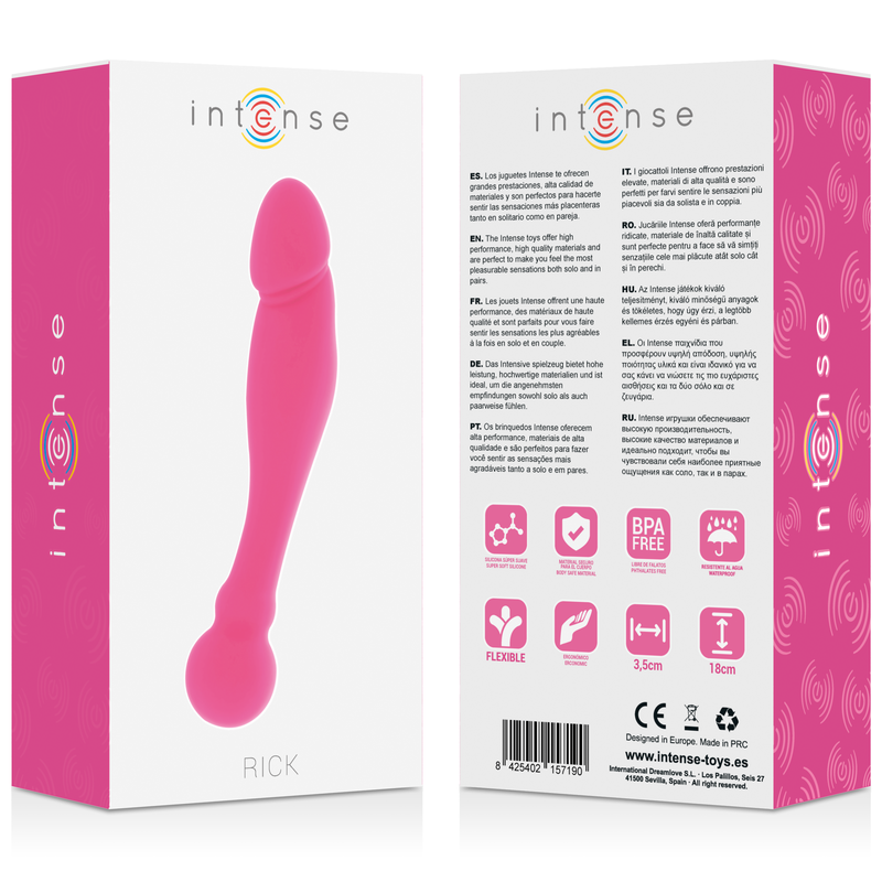 INTENSE - SILICONE RICK DOUBLE ROSE - Sensualia