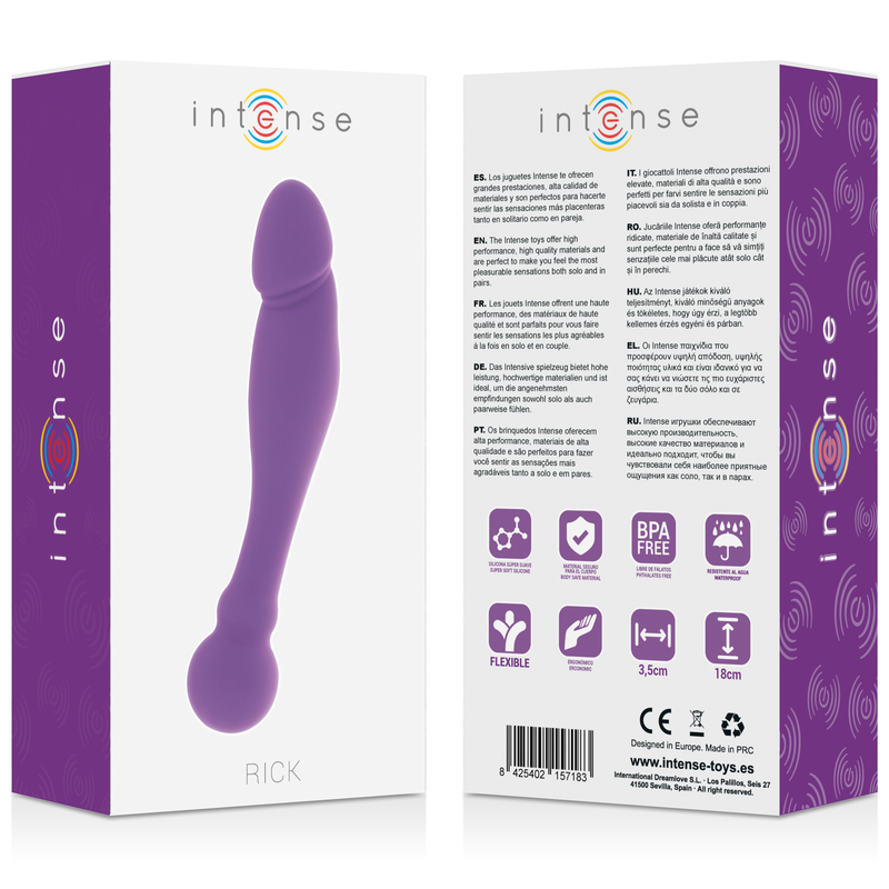 INTENSE - SILICONE RICK DUAL LILAS - Sensualia
