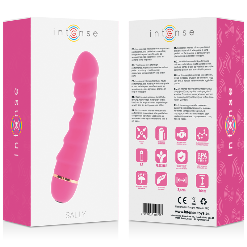 INTENSE - SALLY 20 VITESSES SILICONE ROSE - Sensualia