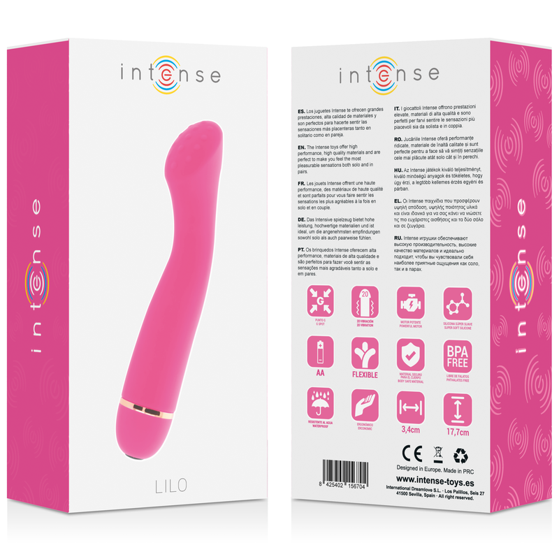 INTENSE - LILO 20 VITESSES SILICONE ROSE - Sensualia