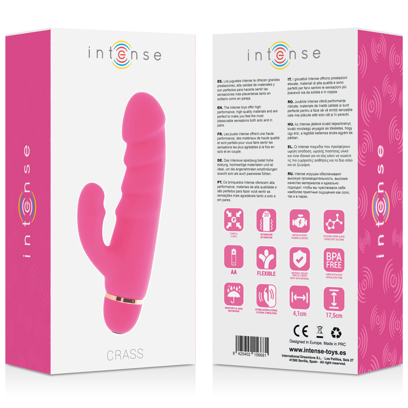 INTENSE - CRASS 20 VITESSES SILICONE ROSE - Sensualia