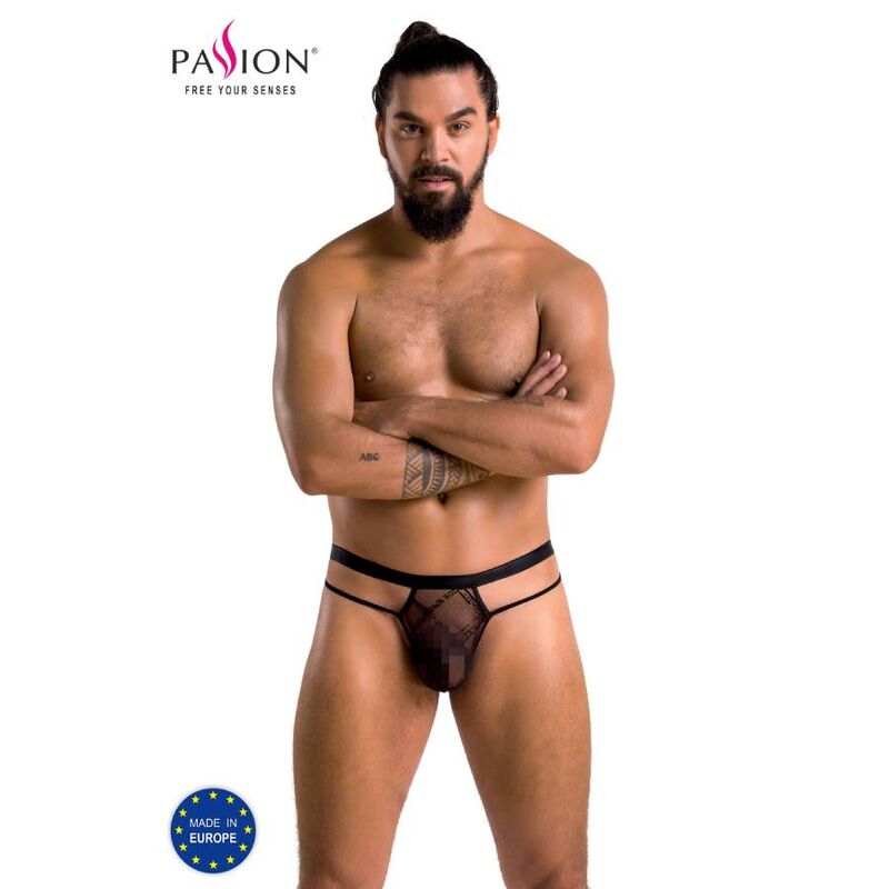 PASSION - 029 TANGA COLLIN NEGRO S/M - Sensualia