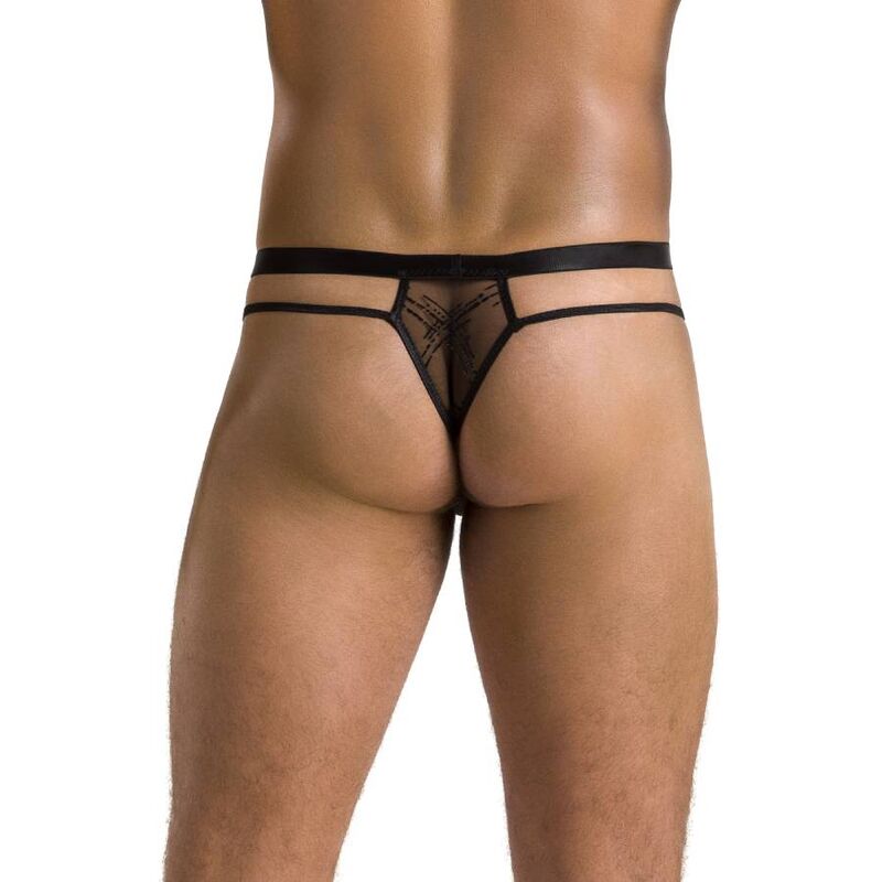 PASSION - 029 TANGA COLLIN NEGRO S/M - Sensualia