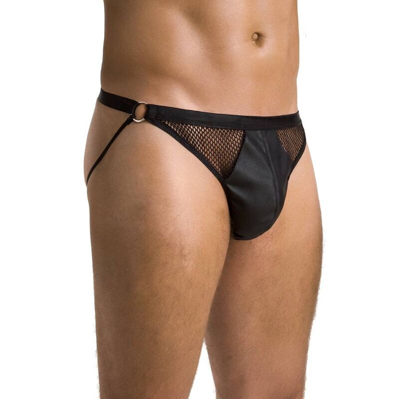 PASSION - 034 SLIP OPEN LUKE NEGRO L/XL - Sensualia