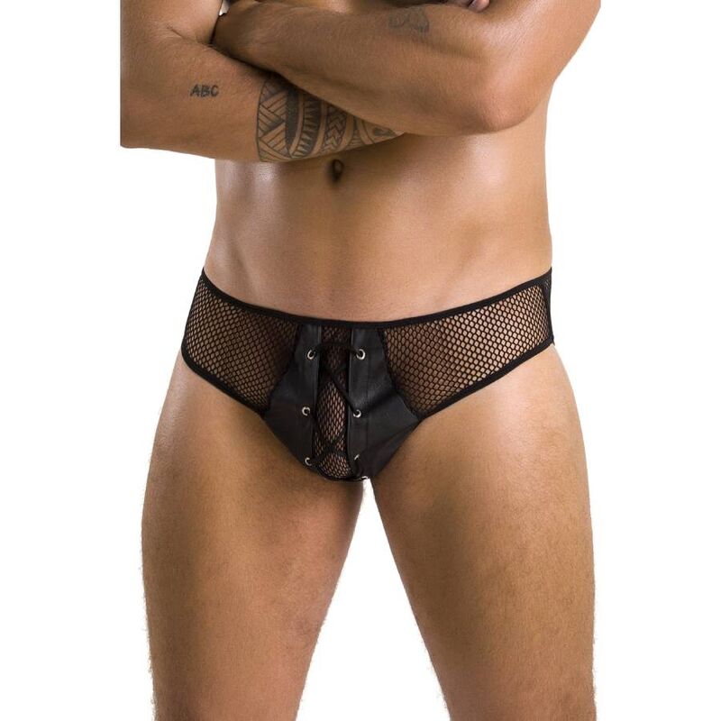 PASSION - 035 SLIP RICHARD NEGRO S/M - Sensualia