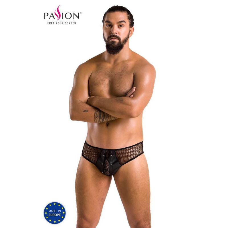 PASSION - 035 SLIP RICHARD NEGRO S/M - Sensualia