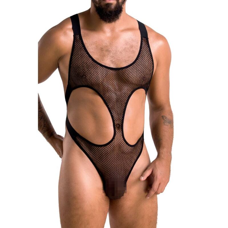 PASSION - 040 BODY LEON NEGRO L/XL - Sensualia