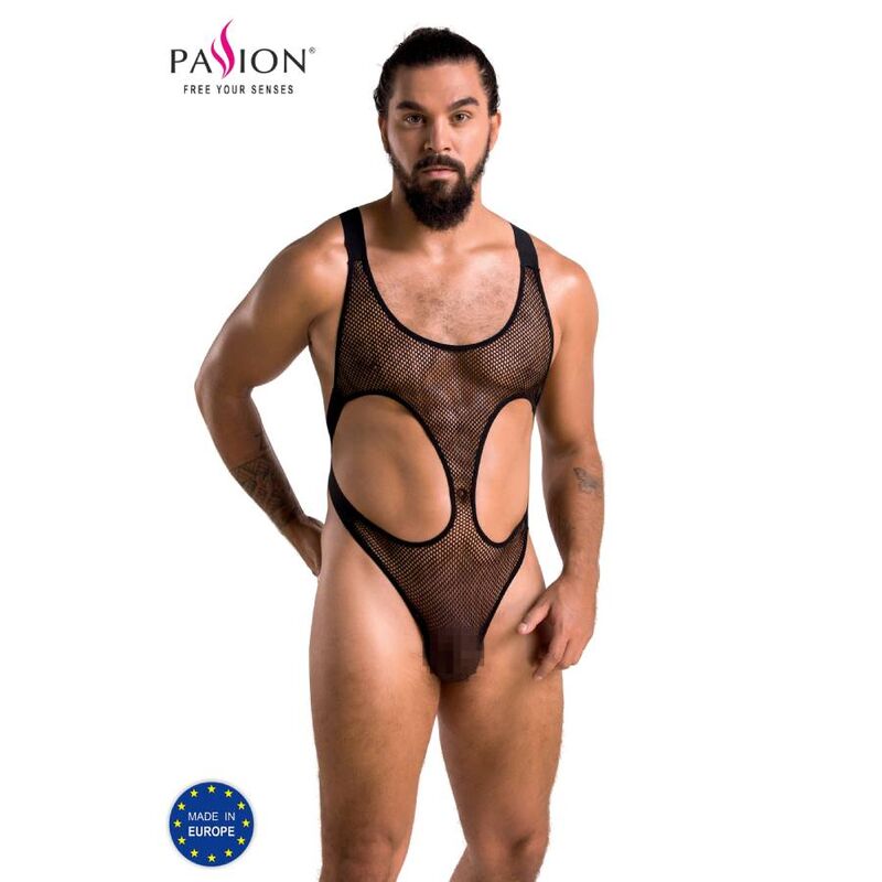PASSION - 040 BODY LEON NEGRO L/XL - Sensualia