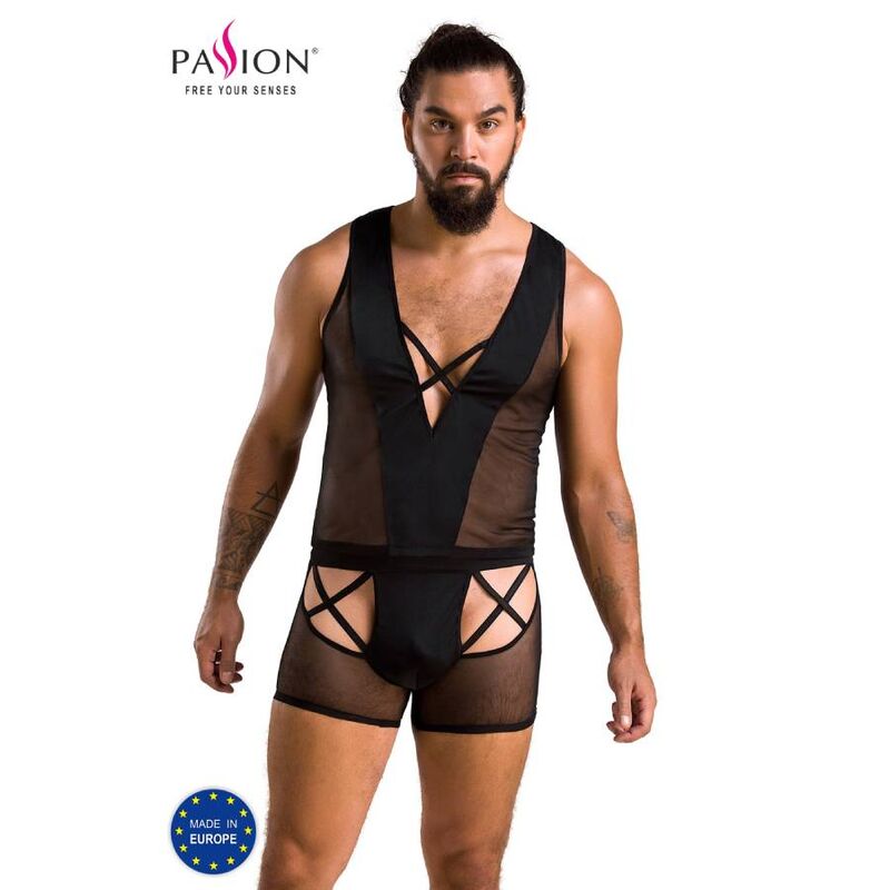 PASSION - 054 ENSEMBLE OSCAR NOIR S/M - Sensualia