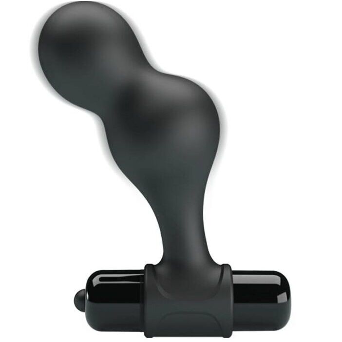 MR PLAY - PLUG ANAL VIBRATEUR EN SILICONE NOIR - Sensualia