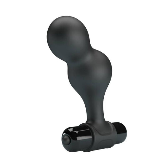 MR PLAY - PLUG ANAL VIBRATEUR EN SILICONE NOIR - Sensualia