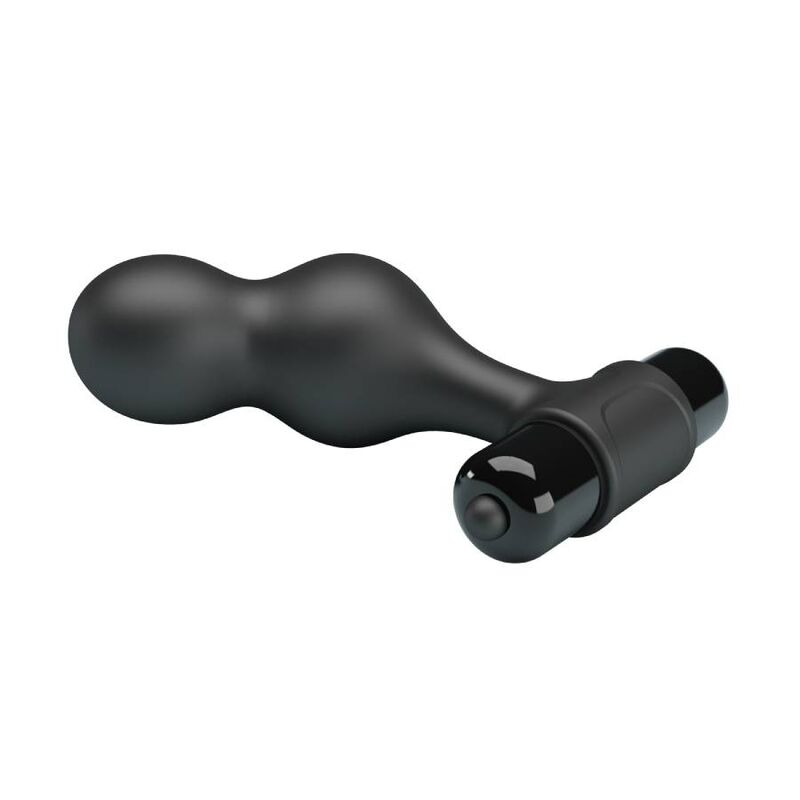 MR PLAY - PLUG ANAL VIBRATEUR EN SILICONE NOIR - Sensualia