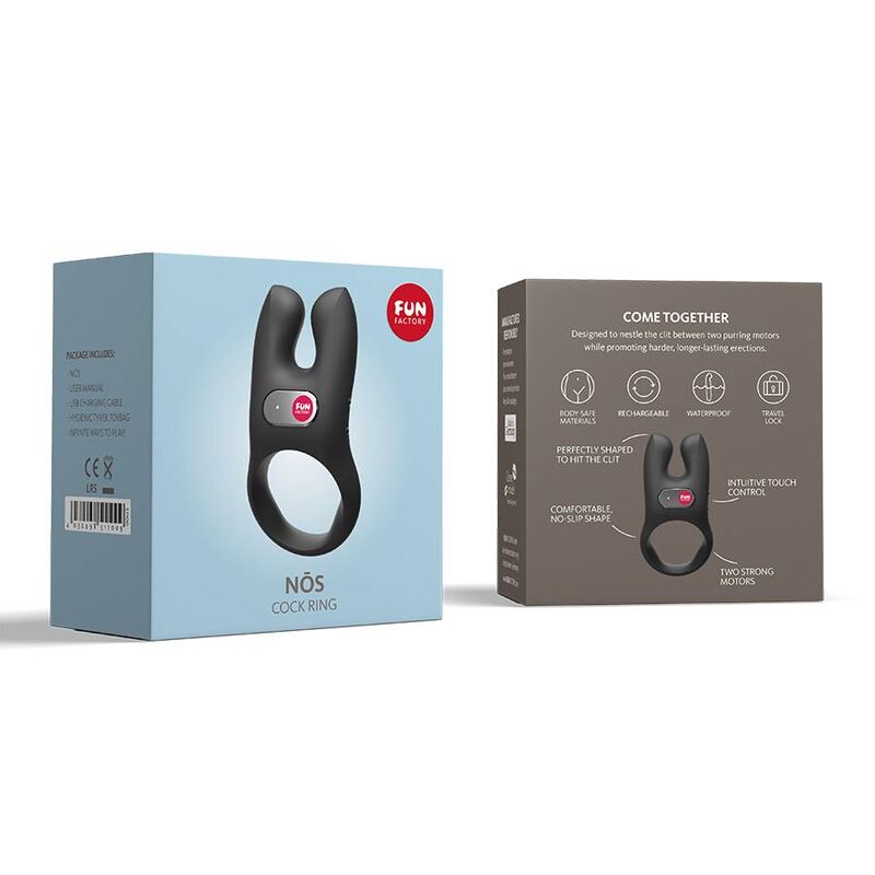 FUN FACTORY - NOS ANILLO VIBRADOR NEGRO - Sensualia