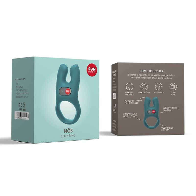 FUN FACTORY - NOS ANILLO VIBRADOR NEGRO - Sensualia