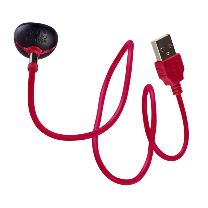 FUN FACTORY - CHARGEUR MAGNÉTIQUE USB ROUGE - Sensualia