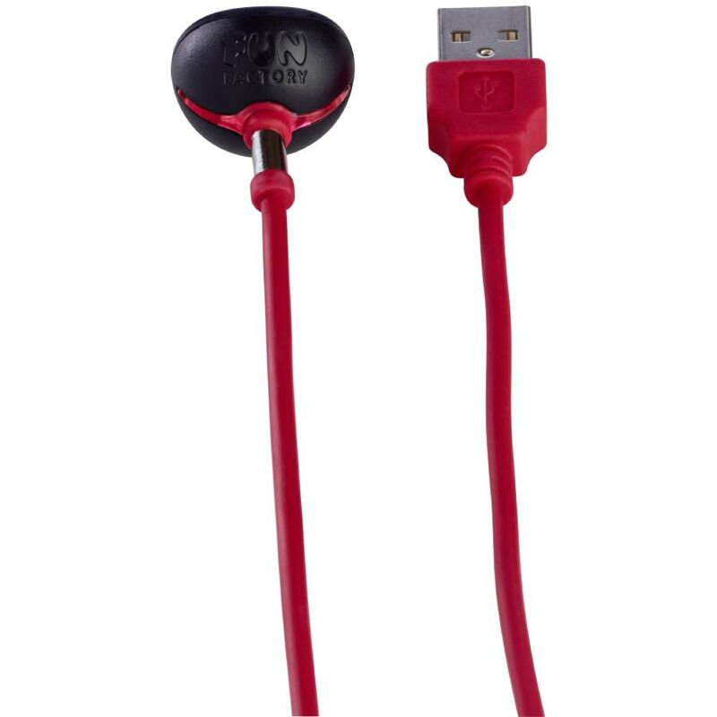 FUN FACTORY - CHARGEUR MAGNÉTIQUE USB ROUGE - Sensualia