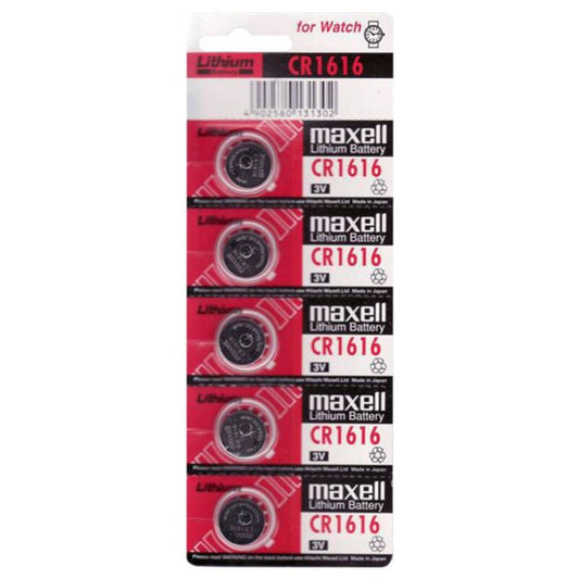 MAXELL - BATTERIE LITIO CR1616 3V 5UDS - Sensualia