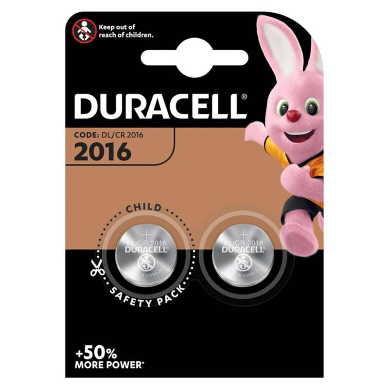 DURACELL - PILE BOUTON LITIO CR2016 3V 2 UNIT? - Sensualia