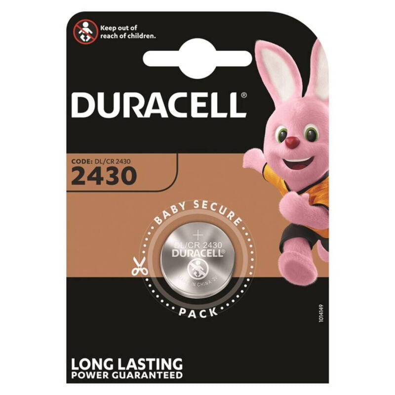 DURACELL - PILE BOUTON LITIO CR2430 3V 1 UNIT? - Sensualia