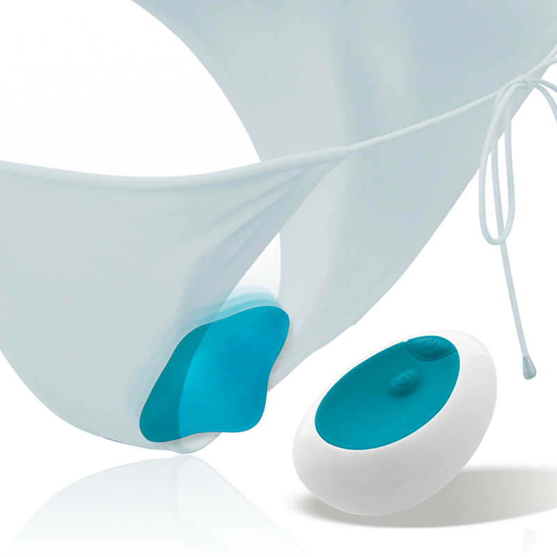 INTENSE - SAMANTHA PANTIE TÉLÉCOMMANDE BLEU - Sensualia