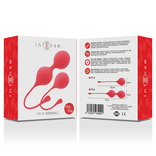 INTENSE - PACK BALLES KEGEL KENDALL ROUGE - Sensualia