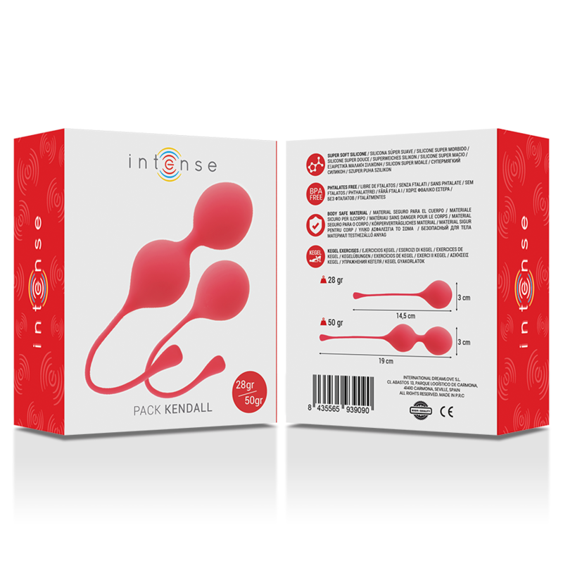 INTENSE - PACK BALLES KEGEL KENDALL ROUGE - Sensualia