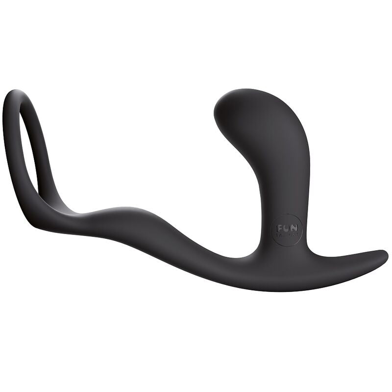 FUN FACTORY - BOOTIE RING LOVERING AVEC BUTT PLUG ARDOISE - Sensualia